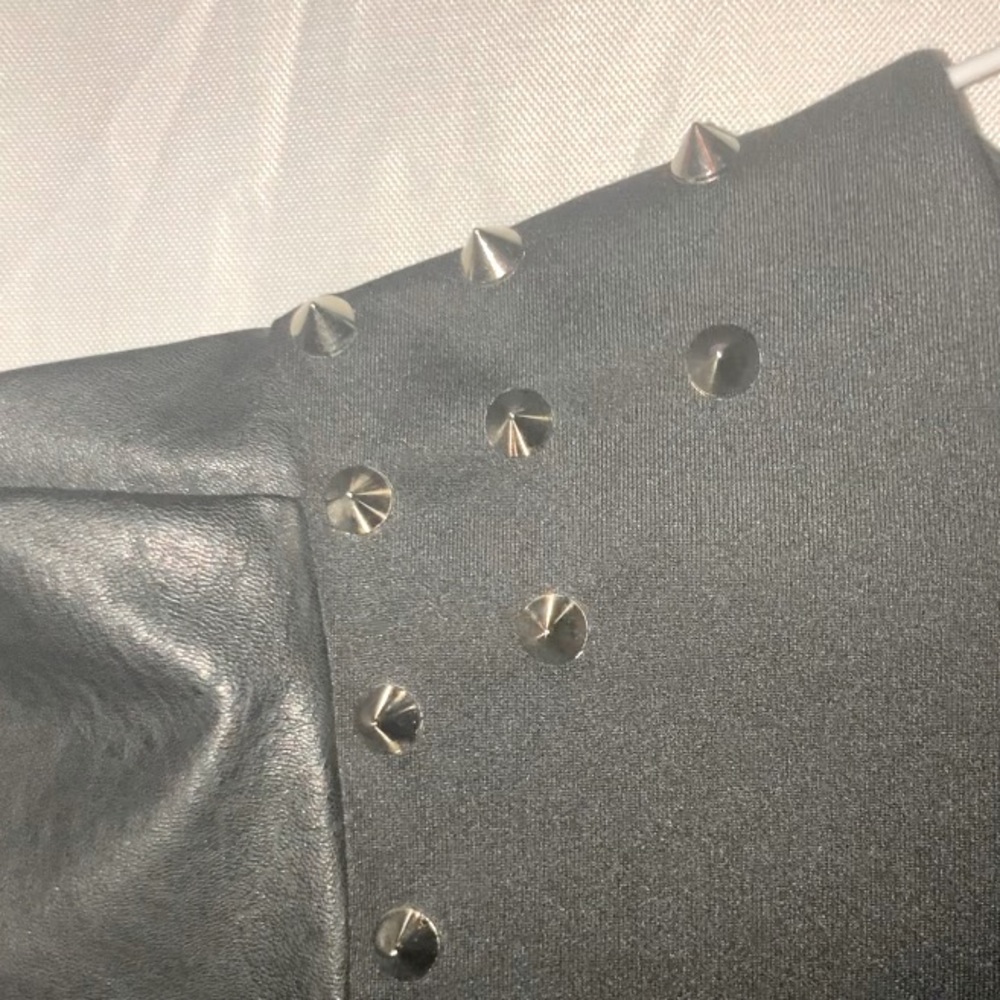 Beautiful Structured Black Jacket With Studded Sh… - image 3